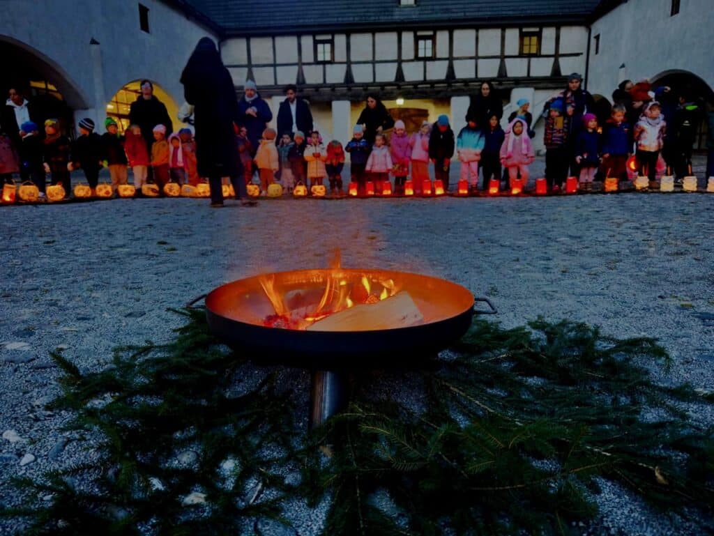 Licht, Kerzen, Laternenfest, Feuer, Feuerschale